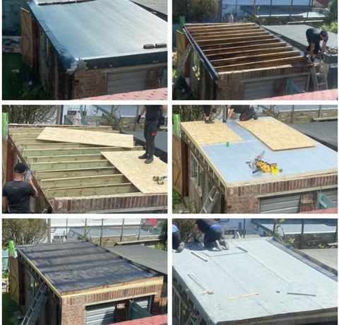 flat roof installation